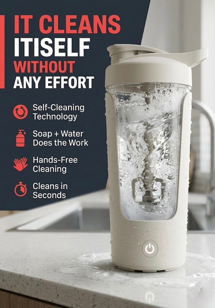 ApexKore Electric Protein Shaker Bottle