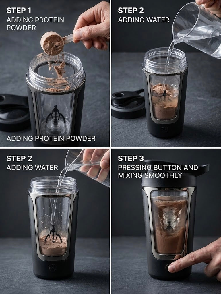 ApexKore Electric Protein Shaker Bottle